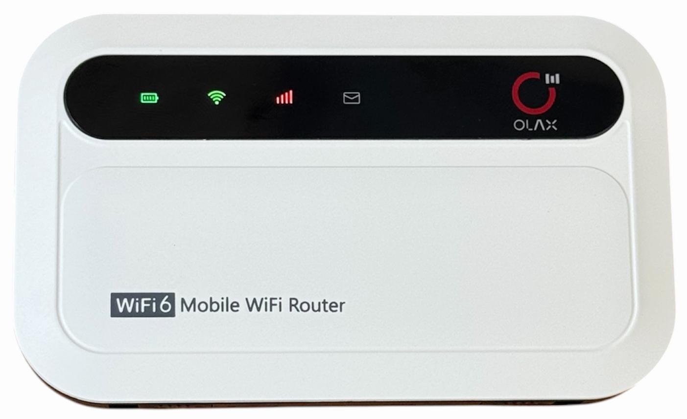Мобильный WiFi роутер 4G OLAX MF985 WiFi 6 для SIM карты с аккумулятором 3000 мА/ч/2 разъема CRC9 для антенны (35970783) Мобильный WiFi роутер 4G OLAX MF985 WiFi 6 для SIM карты с аккумулятором 3000 мА/ч/2 разъема CRC9 для антенны (35970783)