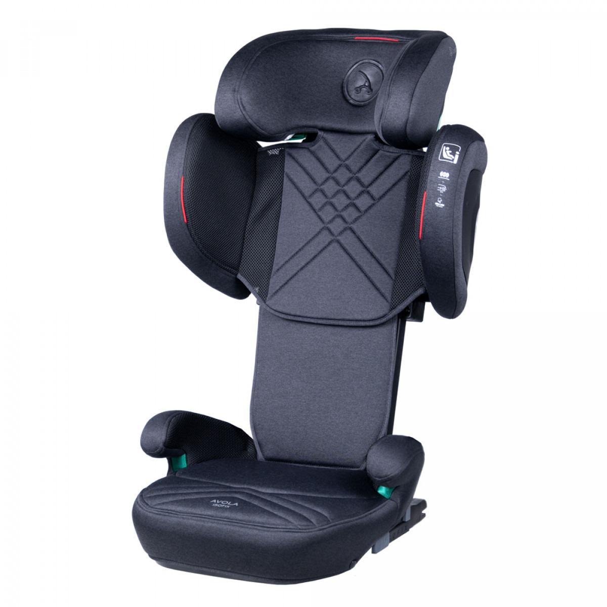 Автокресло детское Coletto Avola Isofix 15-36 кг 73x45x45 см Серый (9024-CAI-10) - фото 2