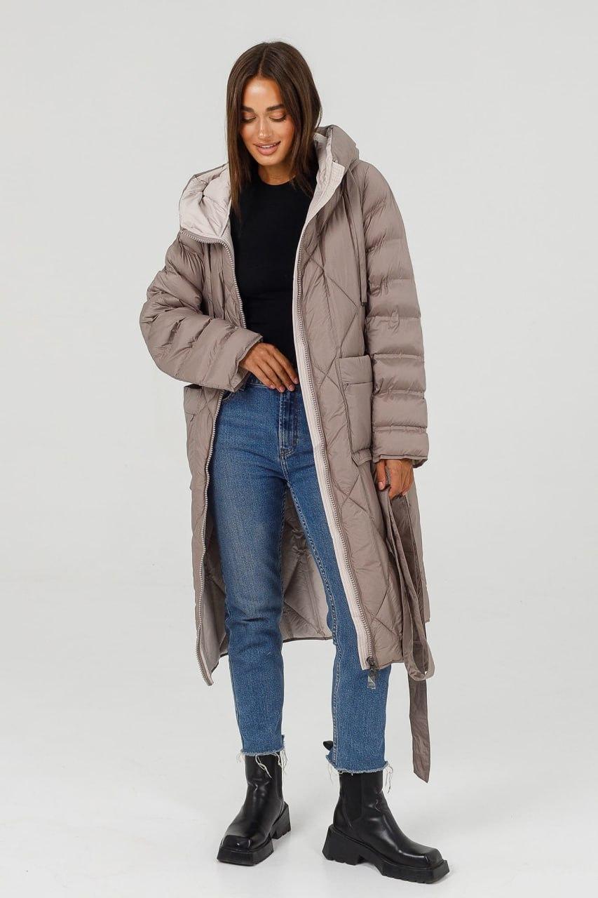 Куртка-пальто LD-819b р. 46 Сірий Куртка-пальто LD-819b р. 46 Сірий