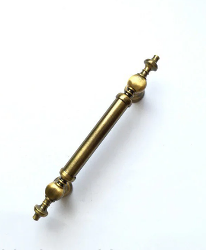 Ручка накладная латунная для дверей ворот или калитки Ozcanlar M/O