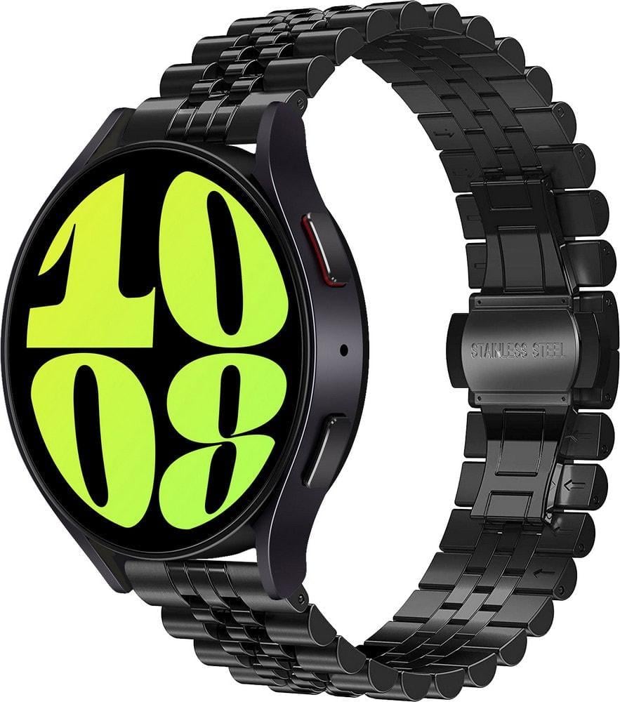Браслет металлический Stech для Galaxy Watch 6 44 мм Black (37600-2B)