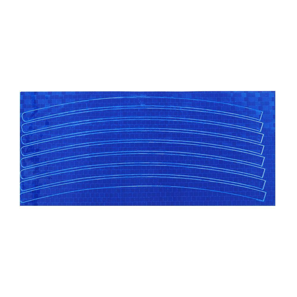 Светоотражающие велосипедные наклейки на обода колес велосипеда Синий (10694132)