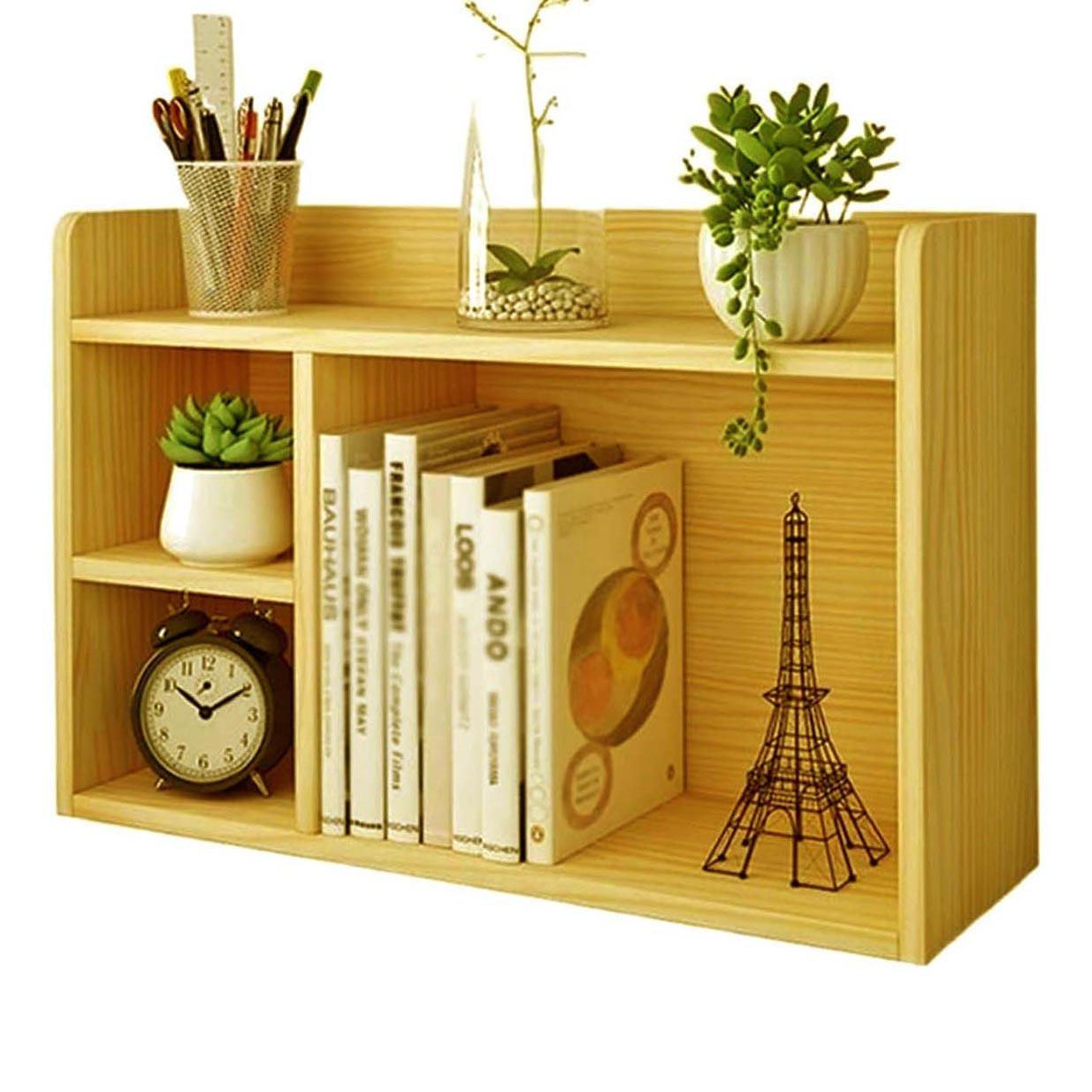 Полка-надстройка настольная из дерева Виолана карри (АКД-016803)