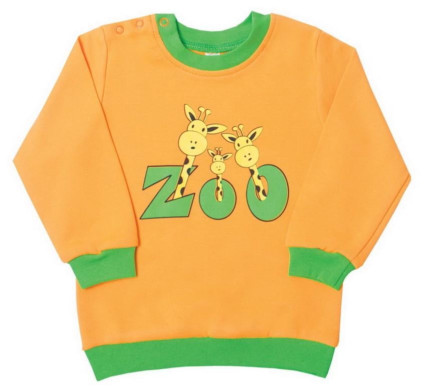 Свитер детский для мальчика Gabbi DG-03-18 Зооленд 68 см Оранжевый (11382)