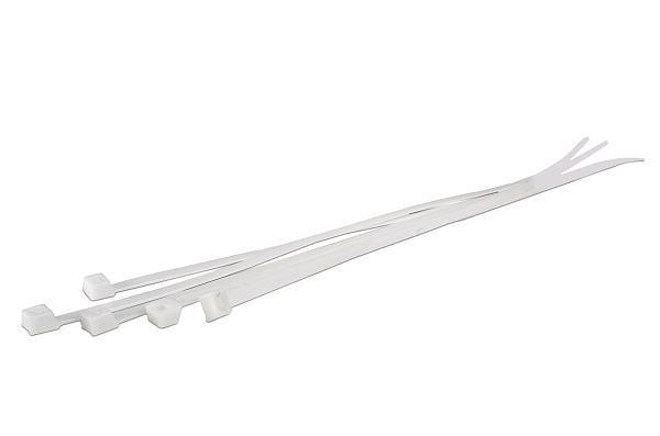 Хомут нейлоновый АСКО-УКРЕМ 9х650 12 шт./уп. Белый (28685488)