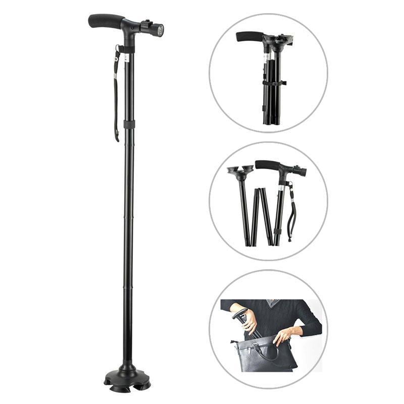 Трость телескопическая Ultimate Magic Cane с подсветкой (1000332-Black-0) - фото 3