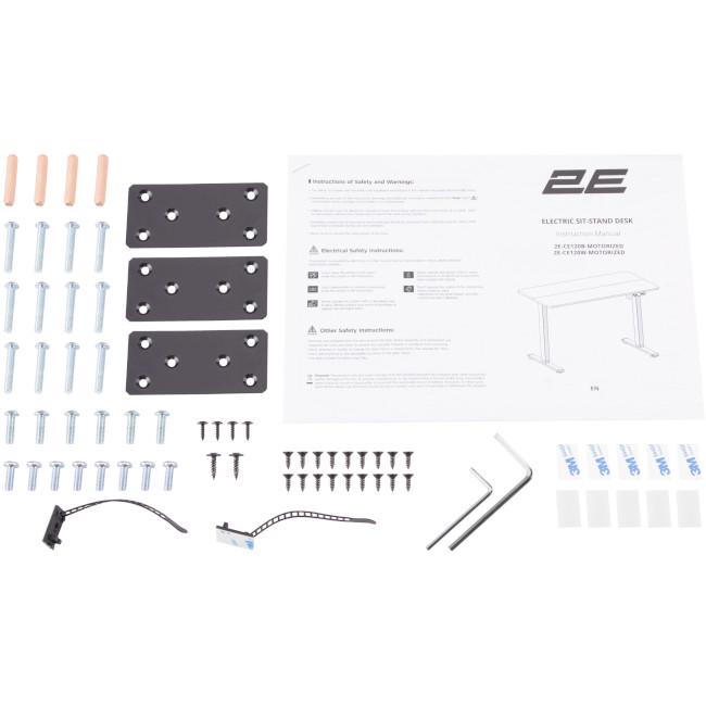 Комп'ютерний стіл 2E CE120 з регулюванням висота 120x60 см Чорний (CE120B-MOTORIZED) - фото 6