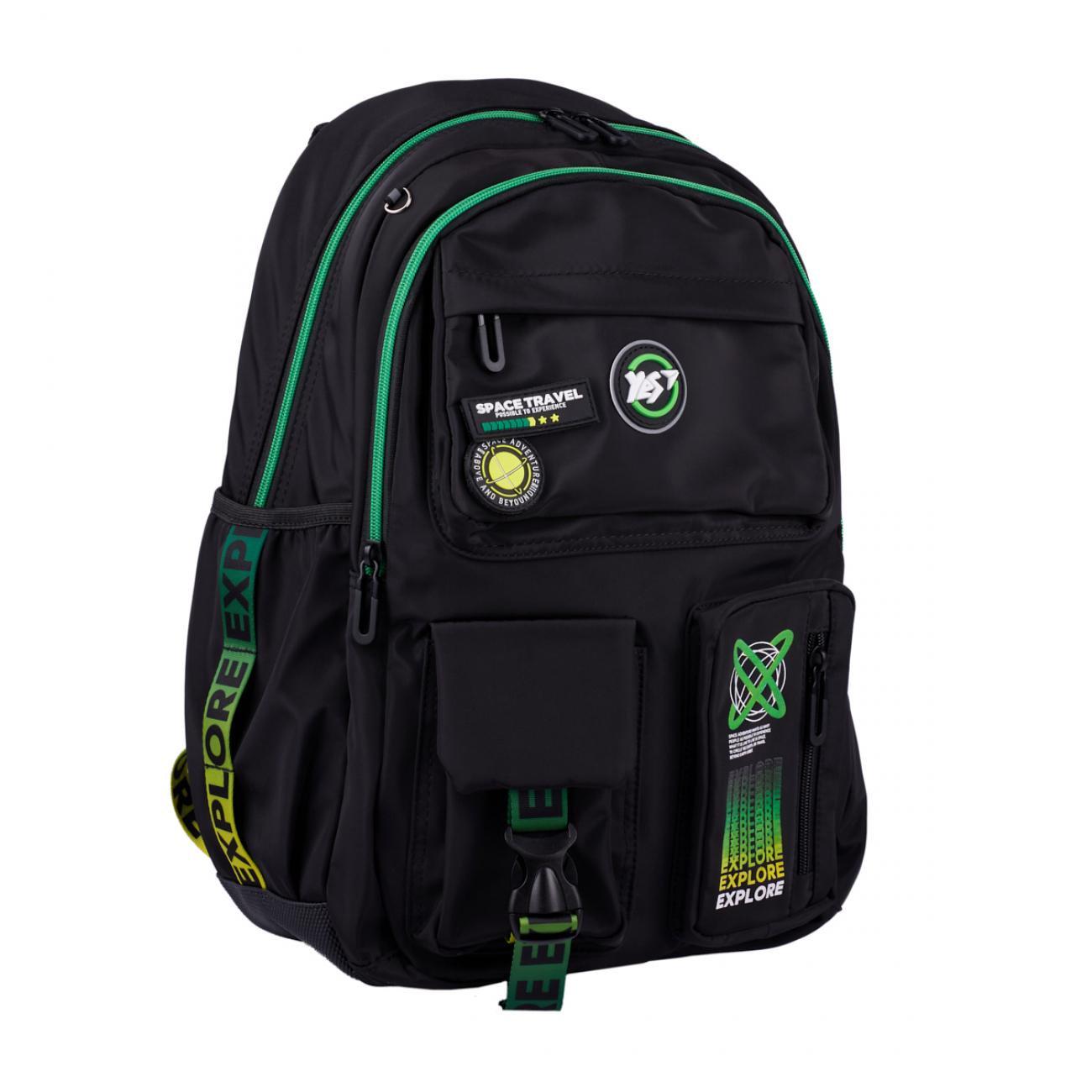 Рюкзак YES Explore 43x30x16 см 21 л Черный (559995)