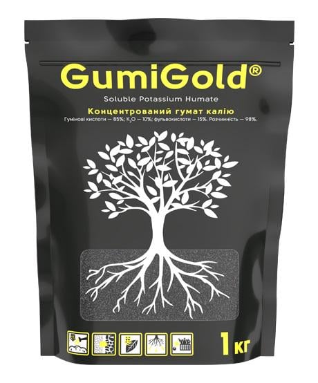 Гумат калия Gumi Gold концентрированный 1 кг