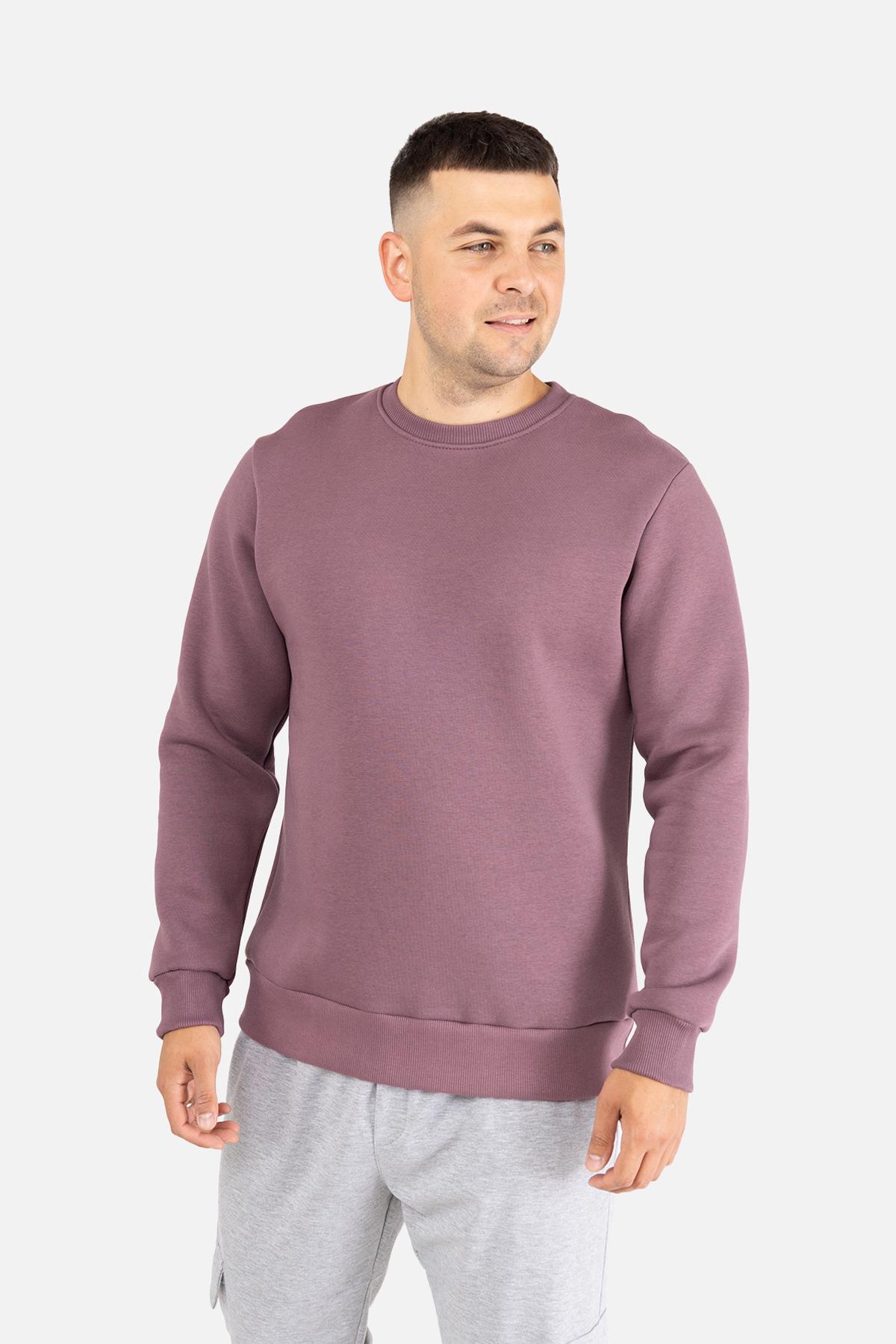 Свитшот мужской ЦБ-00254623 р. 50 Фиолетовый (SKT001004974)
