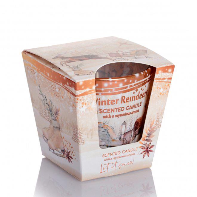 Свеча ароматическая Flora Winter Reindeers (28793)