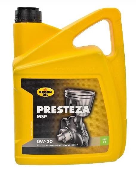Моторное масло KROON OIL Presteza MSP LL-12 FE A5/B5/C2 SP 0W-30 5 л (37320)