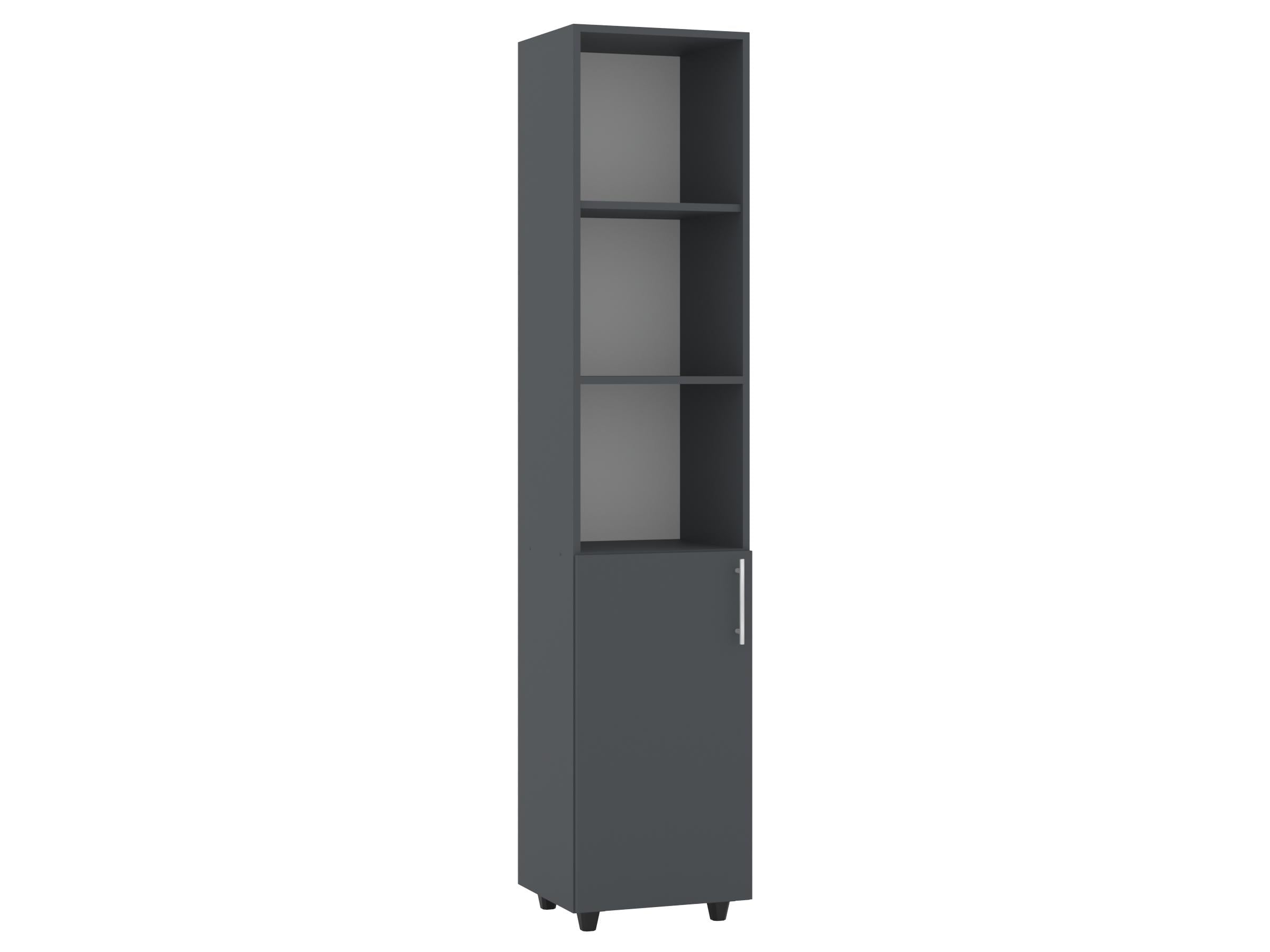 Шкаф-пенал PEHOTIN П-1 40х38х189,5 см Антрацит (PN-102044)
