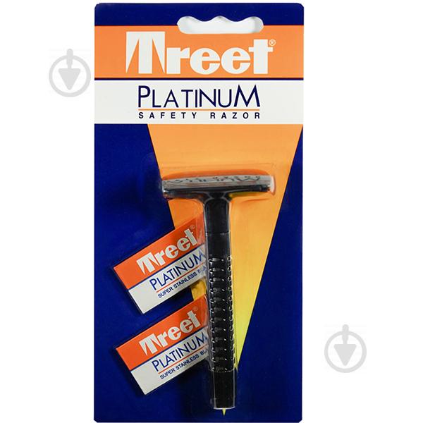 Станок для бритв Treet Platinum Safety Razor и 2 лезвия Treet Platinum (2012) Станок для бритв Treet Platinum Safety Razor и 2 лезвия Treet Platinum (2012)