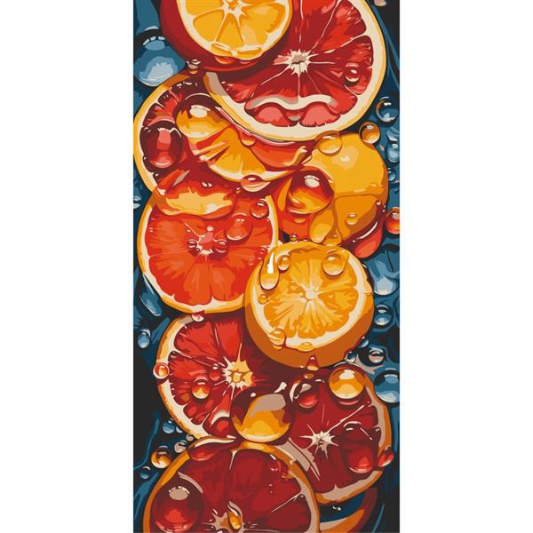 Картина за номерами ART CRAFT Соковитий цитрус 40х80 см (13091-AC)