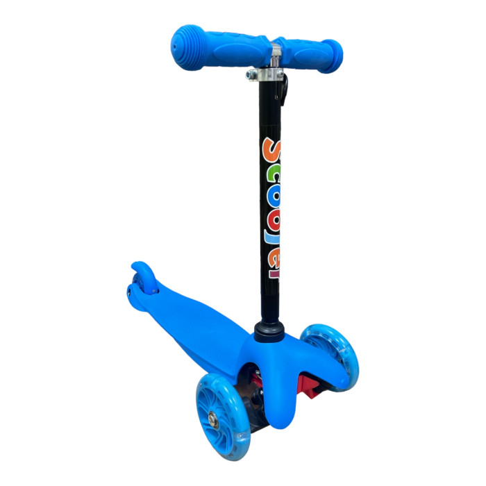 Самокат детский Scooter Mini с регулируемой ручкой до 40 кг. Синий (905blue)