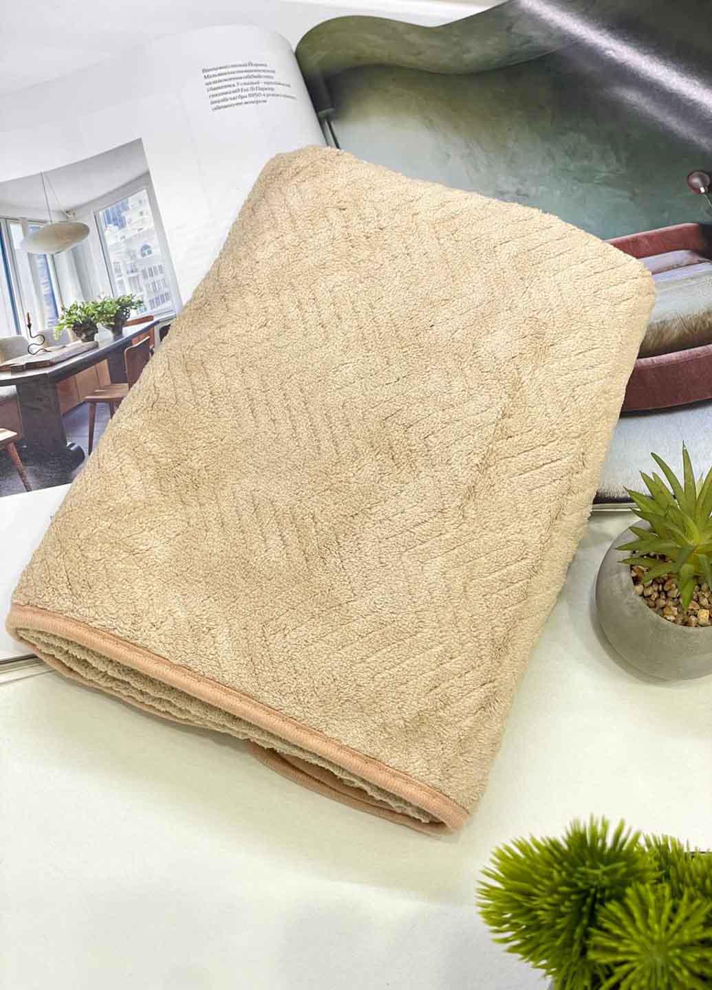 Рушник лицьовий мікрофібра 100х50 см (73м-1) - фото 1 Рушник лицьовий мікрофібра 100х50 см (73м-1) - фото 1