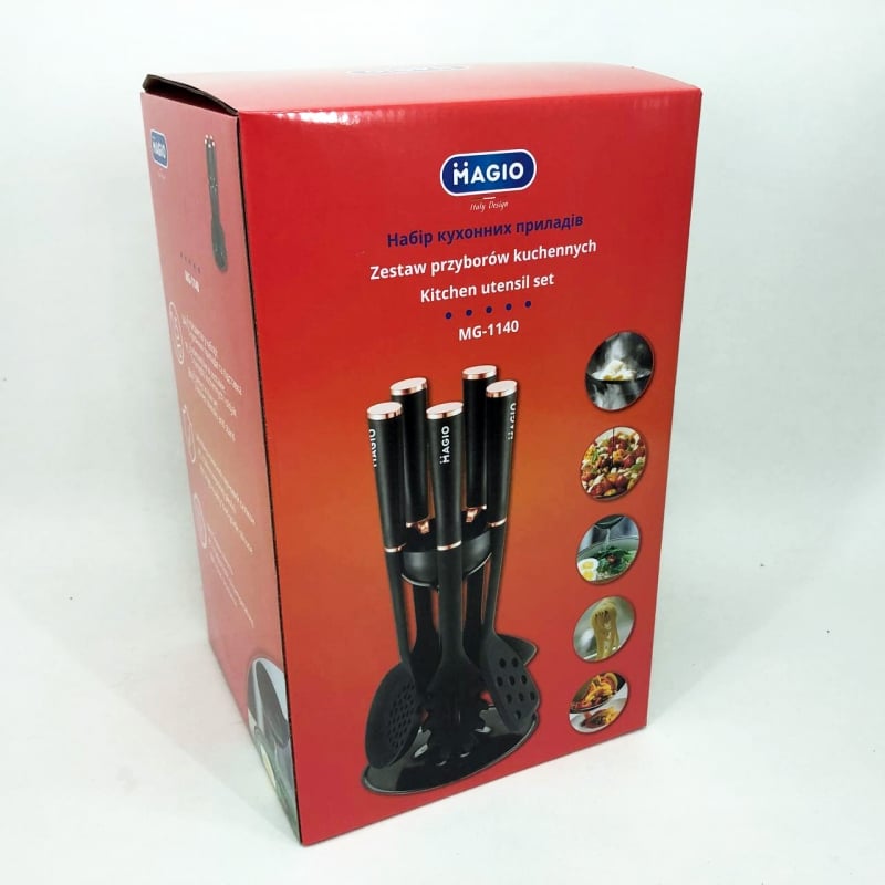 Набір кухонного приладдя Magio MG-1140 (17761611) - фото 12 Набір кухонного приладдя Magio MG-1140 (17761611) - фото 12