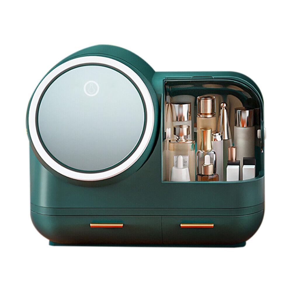 Органайзер для косметики Airglow настольный с LED подсветкой и зеркалом Зеленый (f82ff1bf) Органайзер для косметики Airglow настольный с LED подсветкой и зеркалом Зеленый (f82ff1bf)