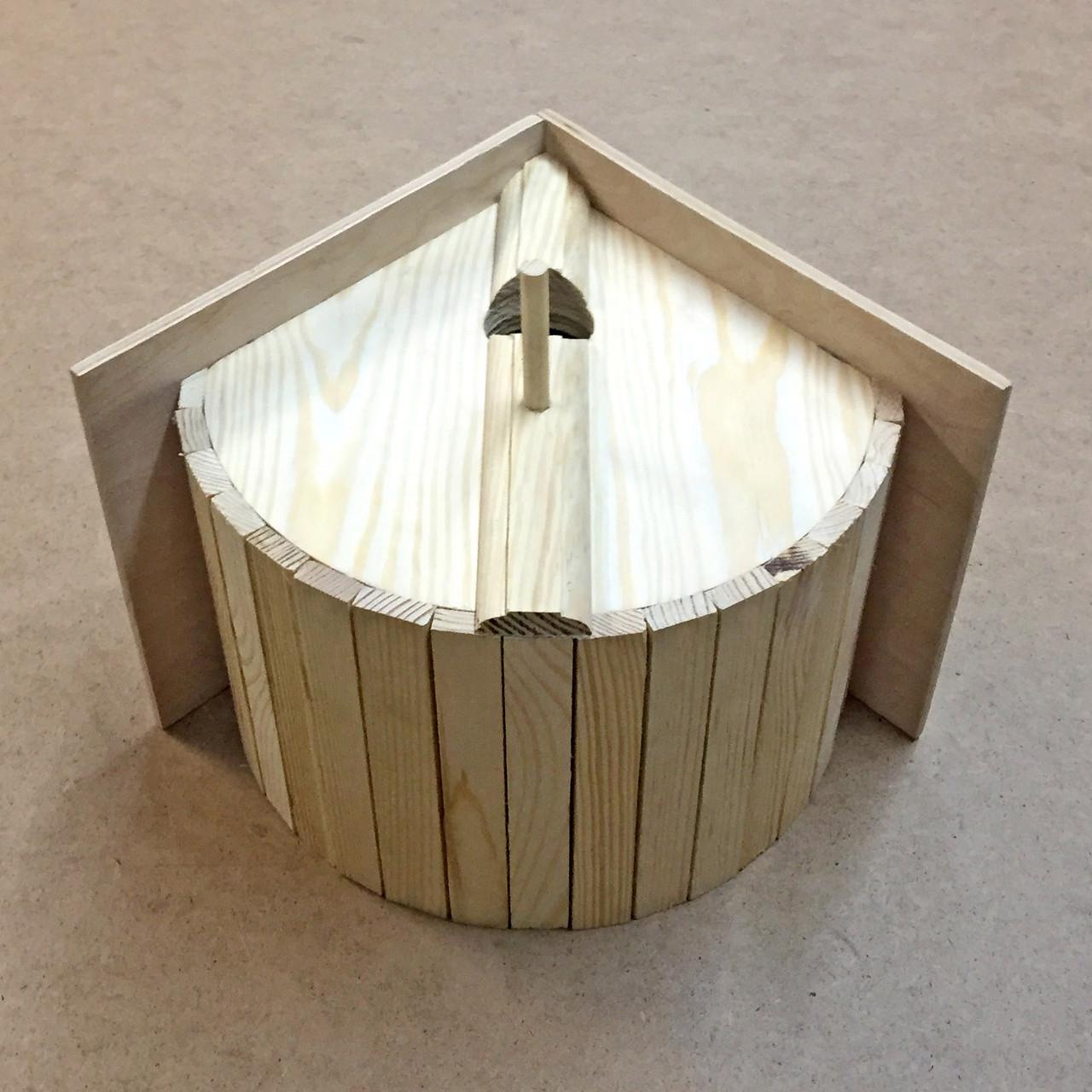 Шпаківня садова з дерева Свірістель (СКВ-001400) - фото 5