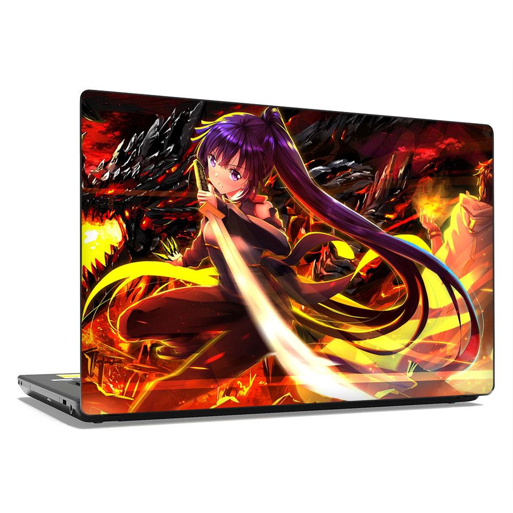 Декоративная наклейка на ноутбук 15,6" Аниме Akatsuki Log Horizon 380х250 мм (100418)