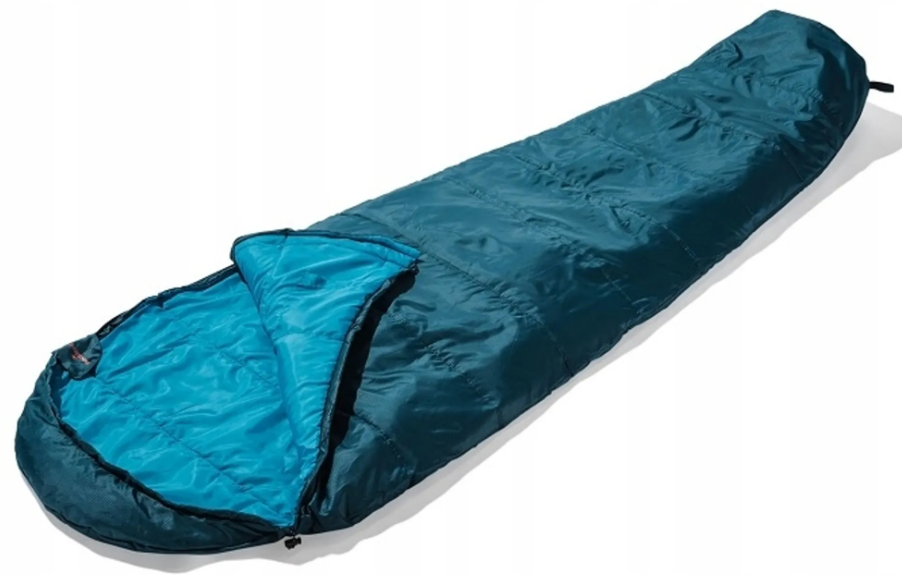 Спальный мешок летний Rocktrail +13,6 °C Синий с голубым