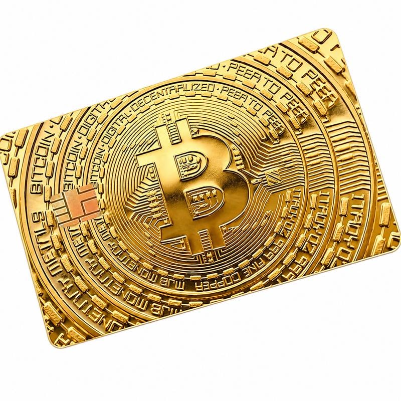 Игровая карта для детей Биткоин наклейка на карту банка (арт EPC15260M)