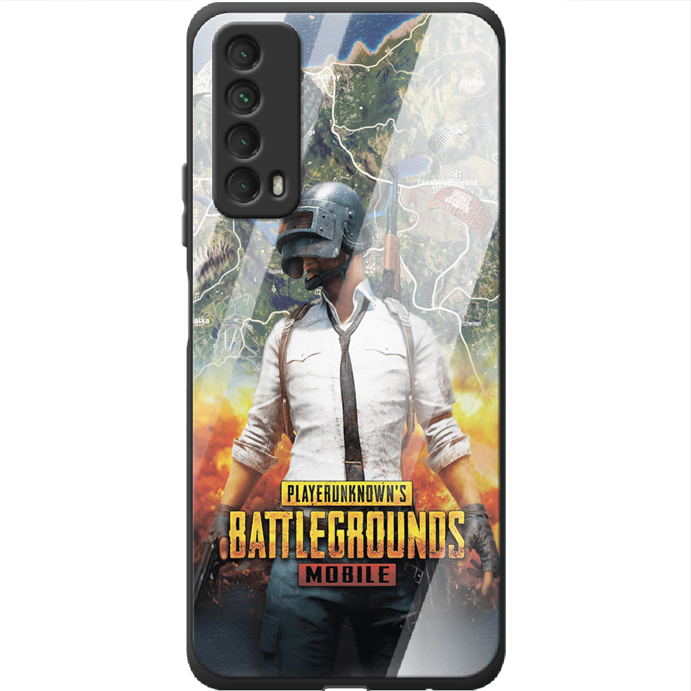 ᐉ Чехол Boxface Huawei P Smart 2021 PUBG Mobile Черный силикон со стеклом  (41133-up2309-41802) • Купить в Киеве, Украине • Лучшая цена в Эпицентр