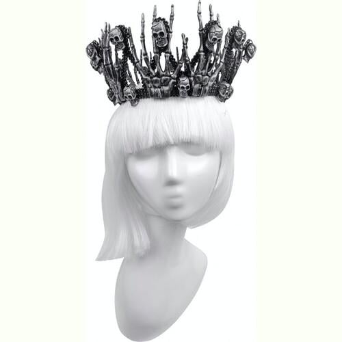 Корона Королева Бригитта SETA Decor 21-552BLK-SL