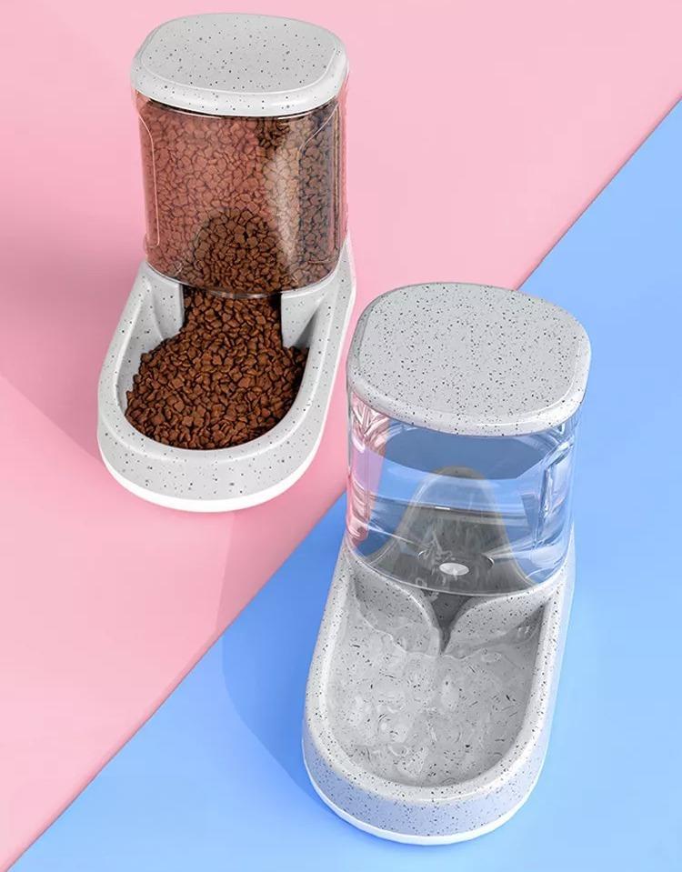 Кормушка и поилка для кошек и собак Hoopet 2x3,5 л Серый (1697624169) - фото 3 Кормушка и поилка для кошек и собак Hoopet 2x3,5 л Серый (1697624169) - фото 3