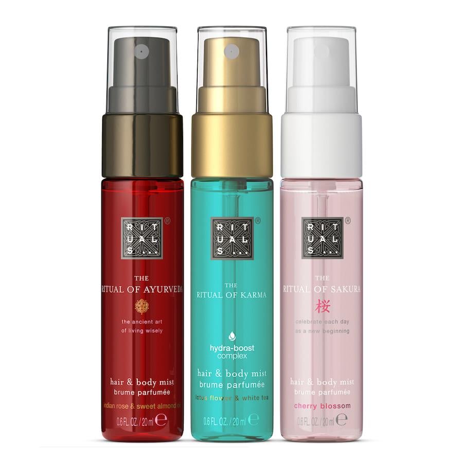 Подарунковий набір для волосся та тіла RITUALS DISCOVERY TRIO Misty ayurveda/sakura/karma 3 од./20 мл (34060702)