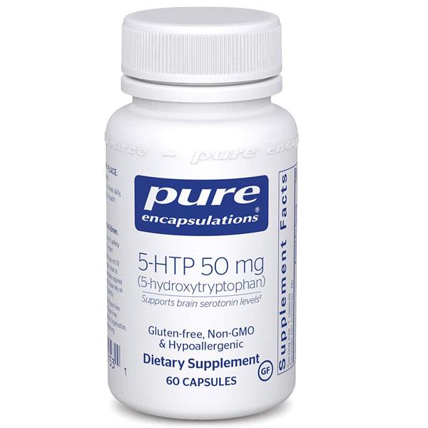 Триптофан Pure Encapsulations 5-HTP 50 мг 60 Caps