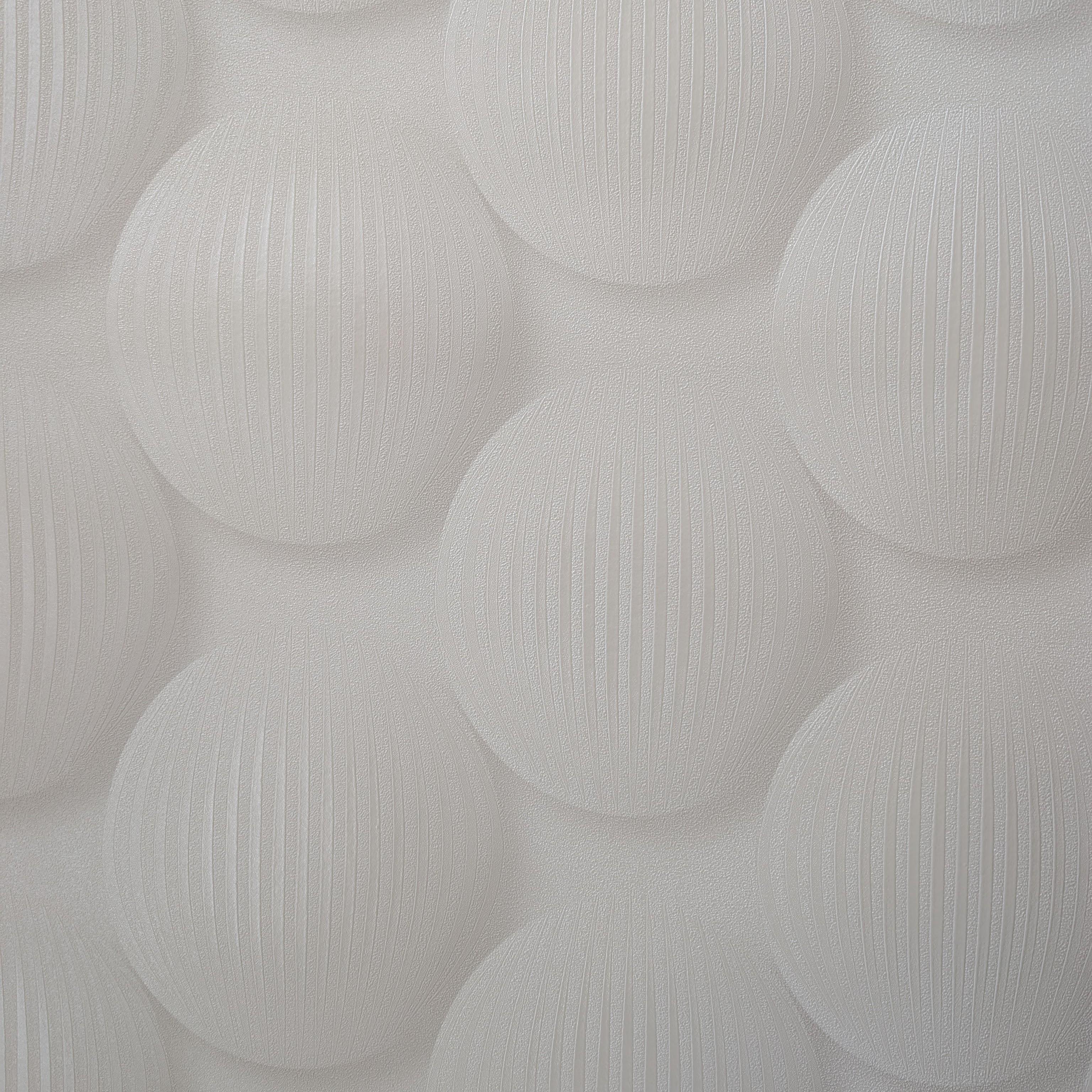 Обои виниловые на флизелиновой основе Sintra Edelina 520710 3D Круги Светло-бежевый (520710) Обои виниловые на флизелиновой основе Sintra Edelina 520710 3D Круги Светло-бежевый (520710)