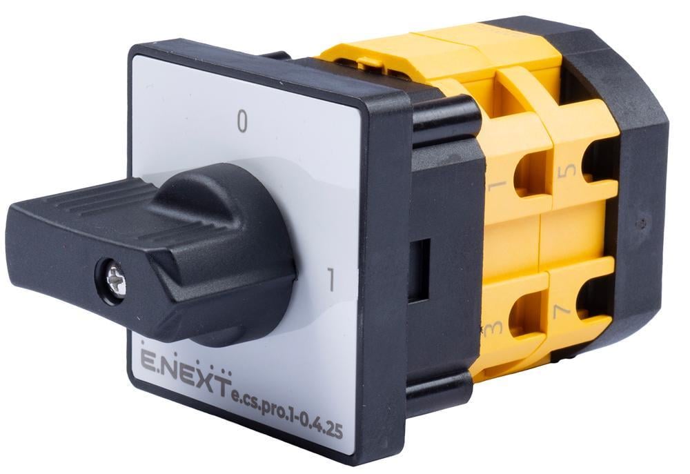 Перемикач пакетний E.NEXT e.cs.pro.1-0.4.25 0-1 4P 25A 440V (p093017)