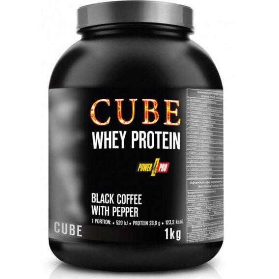 Протеин Power Pro Cube Whey Protein БАНКА 1000 г 25 порций Coffee with Pepper