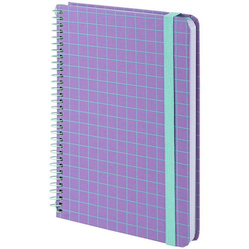 Блокнот на спирали Axent A5 120 листов в клетку Сиреневый (8460-3-A)