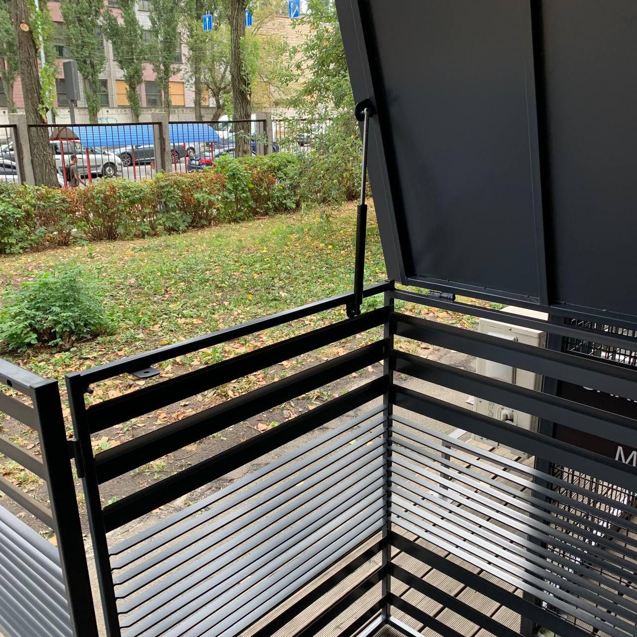 Бокс для генератора антивандальный Ламельный БГЛз-08 уличный с замком 1200х850х1000 мм (2330473332/К0999) - фото 6 Бокс для генератора антивандальный Ламельный БГЛз-08 уличный с замком 1200х850х1000 мм (2330473332/К0999) - фото 6