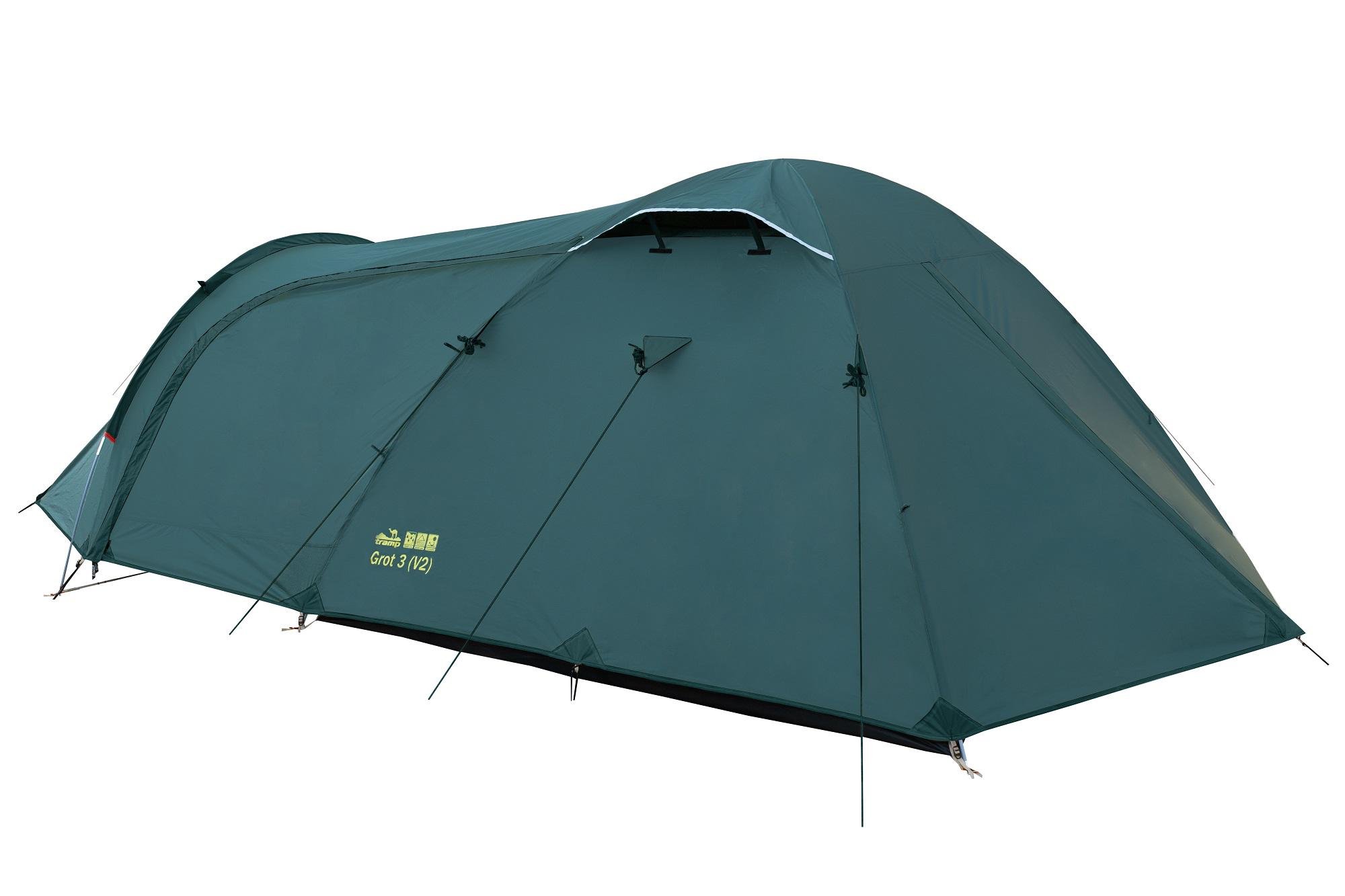 Намет тримісний Tramp Grot v2 з вантажним тамбуром (UTRT-036) - фото 4 Намет тримісний Tramp Grot v2 з вантажним тамбуром (UTRT-036) - фото 4