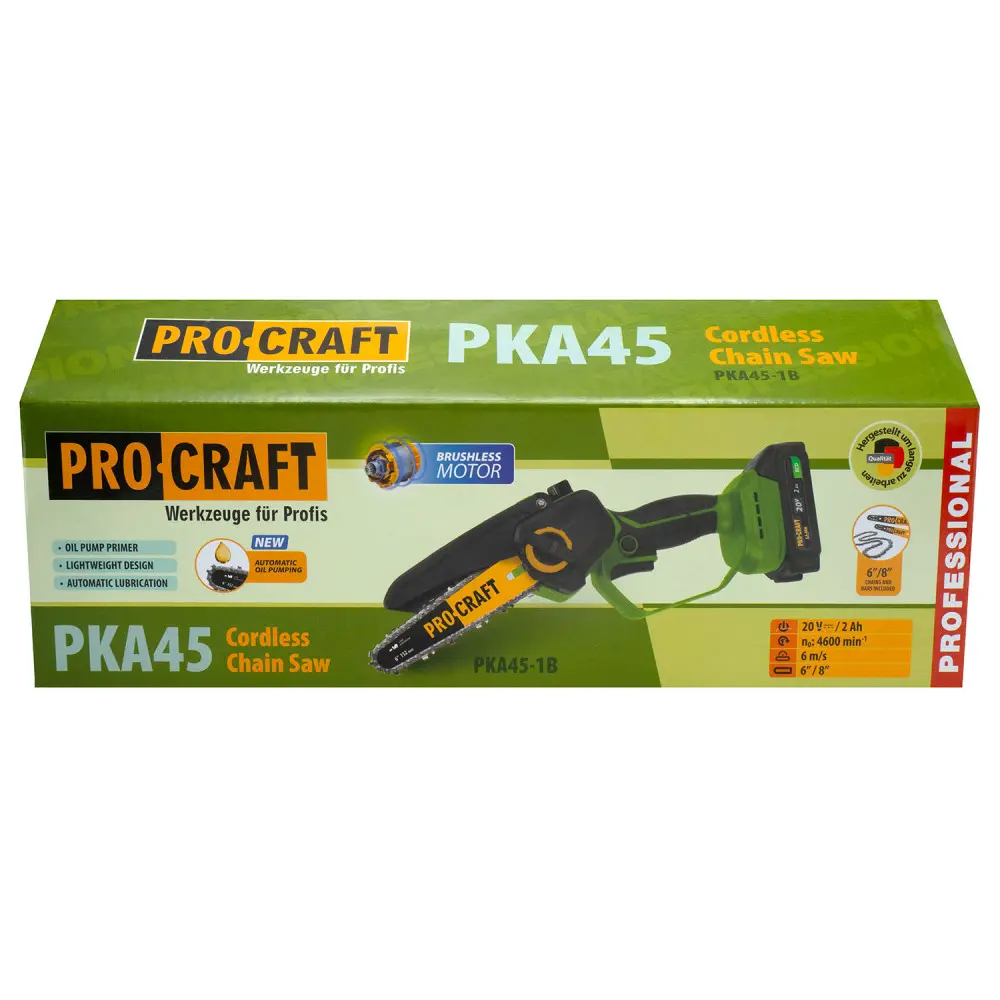 Пила бесщеточная аккумуляторная ProCraft PKA45 с 1 аккумулятором и зарядным устройством - фото 14