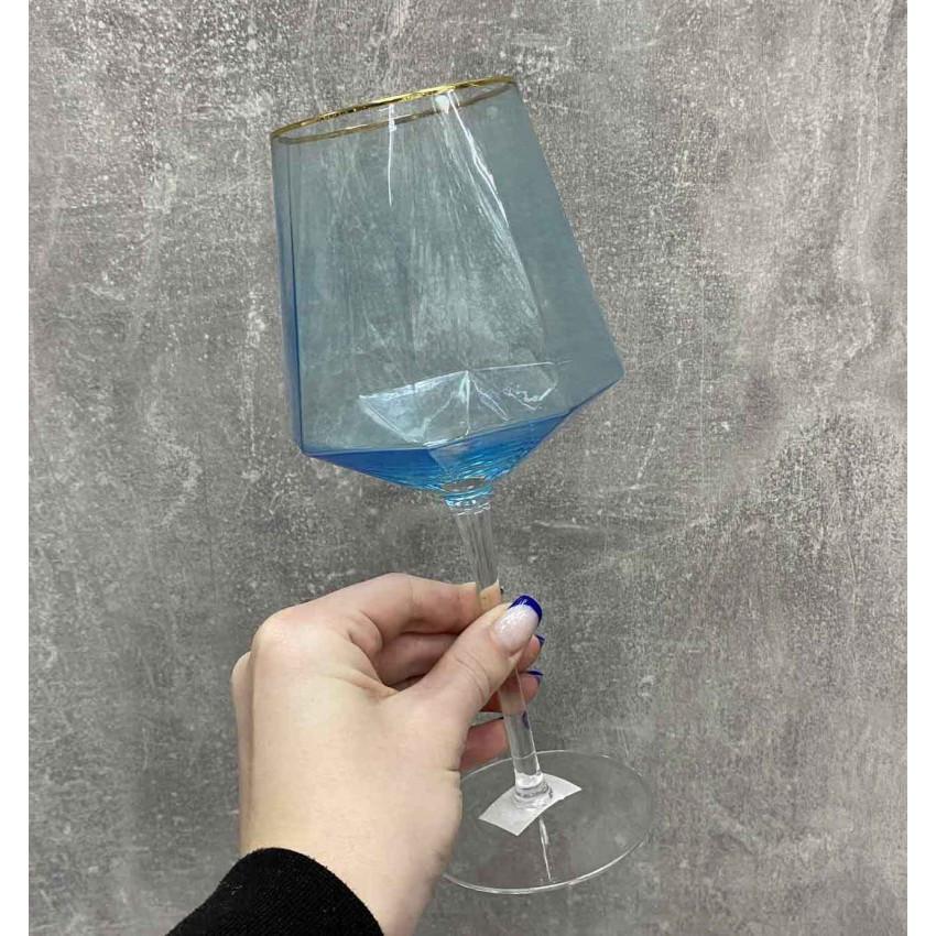 Келих для червоного вина S&T 7051-07 620 мл Blue ice (1711218054) - фото 2