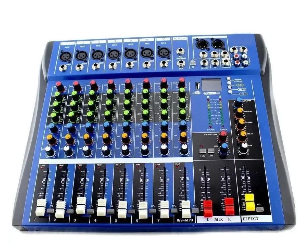 Аудио микшер Mixer MX 606U Синий (8d5e6413)