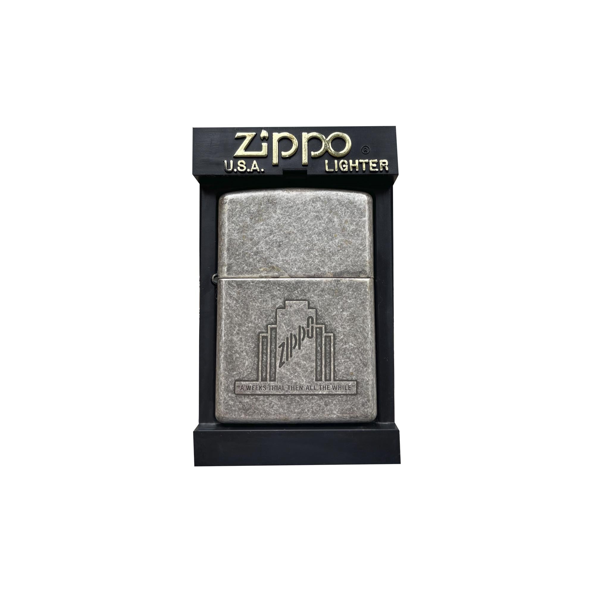 Зажигалка Zippo Винтаж A weeks trial (1418)