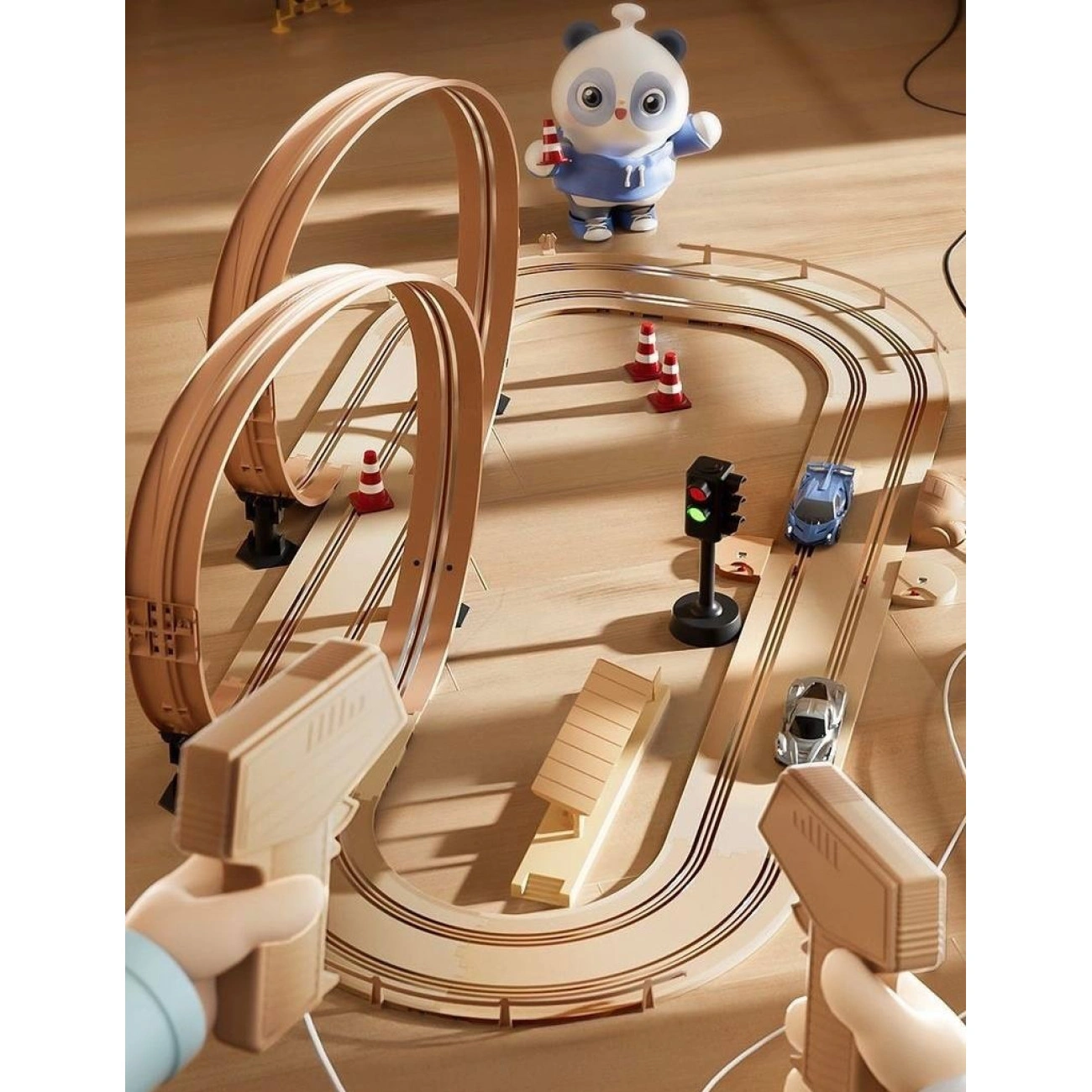 Электротрек детский Car Racing трасса с петлями/машинки и контроллеры (29194976) - фото 4 Электротрек детский Car Racing трасса с петлями/машинки и контроллеры (29194976) - фото 4