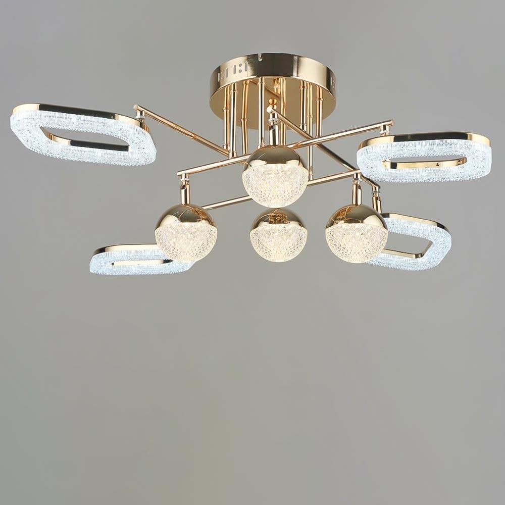 Люстра потолочная светодиодная Light House SRS-20521/4/4 FGD Золотой