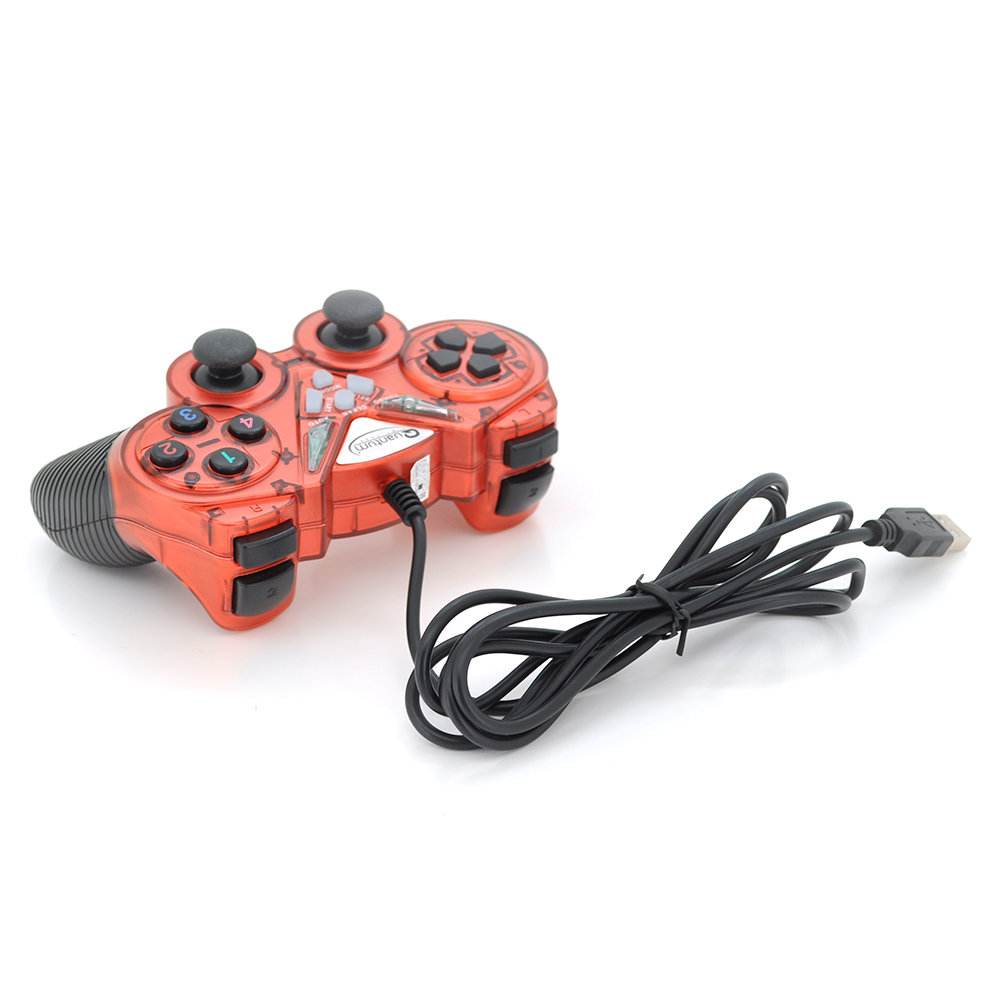 Геймпад для ПК VOLTRONIC USB-908 USB 2.0 Double Shock Красный (26225077)