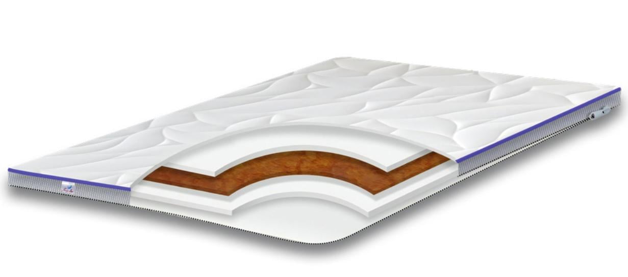 Топпер-футон тонкий Family Sleep Cocos TOP AIR collection со съемным чехлом 120х200 см (11150447)