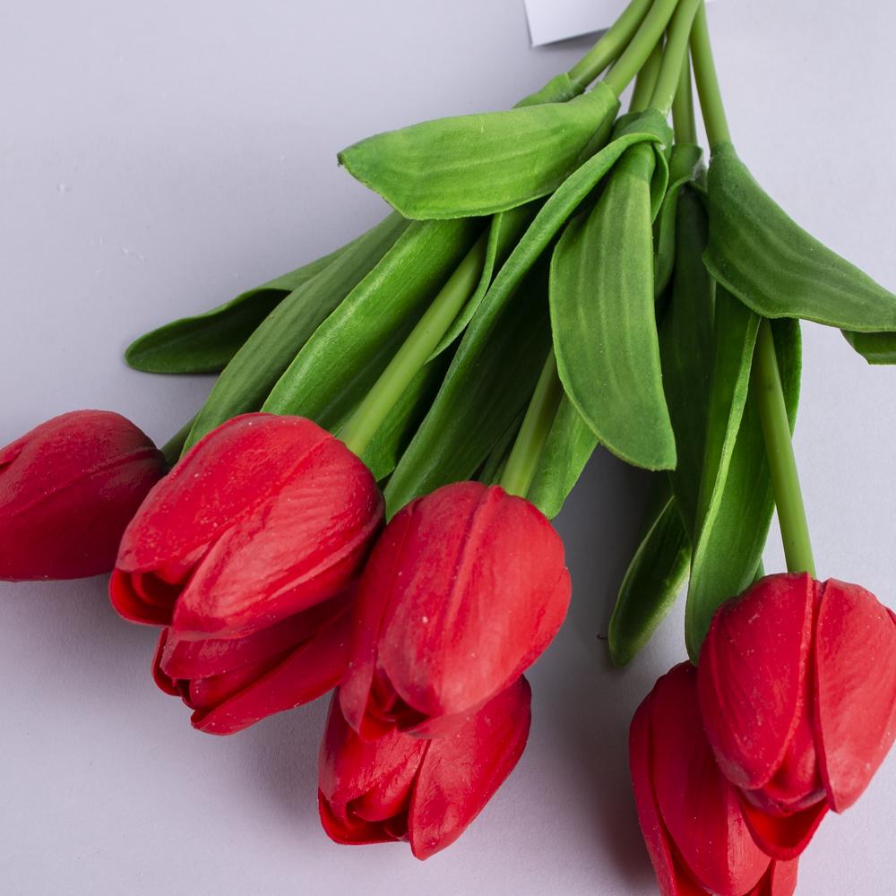 Букет тюльпан с вспененного латекса Красный (1945-1) - фото 2 Букет тюльпан с вспененного латекса Красный (1945-1) - фото 2