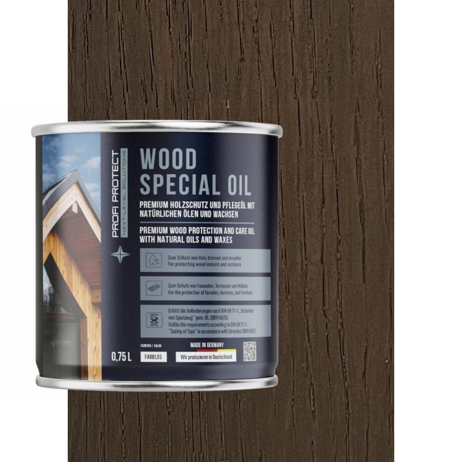 Масло для террас ProfiProtect Wood Special Oil с воском 0,75 л Sepia-Braun-75-eiche (20758175)