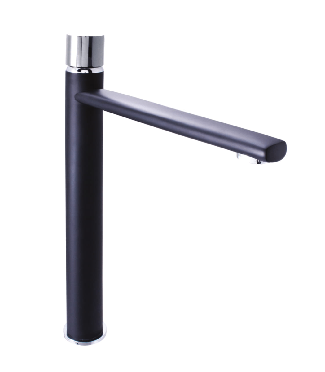 Змішувач для раковини Rubineta Etna 18 D BK одновентильний Латунь/Чорний матовий (ETD0068)