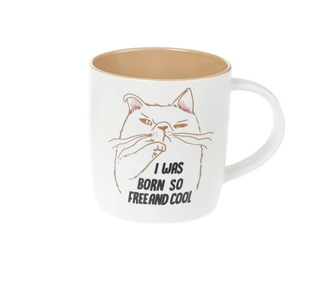 Чашка порцелянова Котики 350 мл